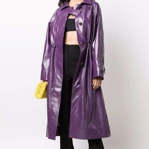 Saks Potts Ana Faux Trench Coat